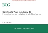 Sprinting to Value in Industry 4.0
